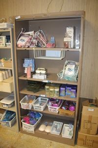 lot 946 image: Metal Shelf Unit CONTENTS NOT INCLUDED