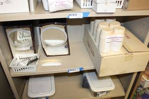 lot 943 image: Gooseneck Mirrors, Small Hand Mirrors, Paper Manicure Cups
