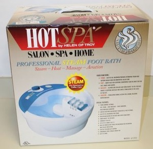 lot 933 image: Hot Spa Steam Foot Bath, Model 61345
