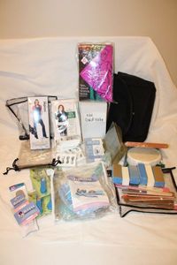 lot 918 image: Nail Beauty Supply Lot Nail Tips, Emory Boards, Survival Bag Kit, Andre Vest, Toenail Clippers and More