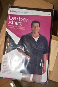 lot 906 image: Salon Elements Barber Shirt #132, 3 Boxes, 36 Total