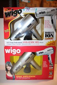 lot 85 image: Wigo Anti-Static Ion Dryer Model WG5106, 2 Total