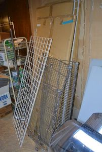 lot 1024 image: Display and Wire Racks Already Disassembled as shown