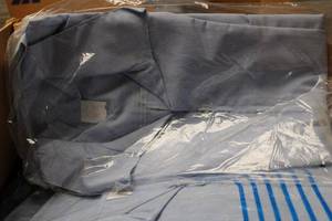 lot 602 image: Fashion SealShane Uniforms Pin Strip Shirts, Size XL, Large Box Full