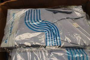 lot 603 image: Fashion SealShane Uniforms Pin Strip Shirts, Size XXL, 2 Large Boxes Full