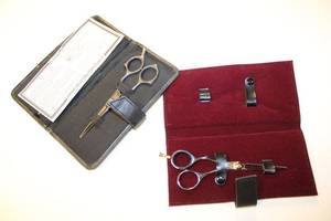 lot 8 image: Scissors with Case and Kasumi Scissors with Case