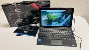 lot 3 image: EVOO 11.6 Windows 10 Tablet w Docking Keyboard 32GB HDD 4GB RAM (Works, Wiped to Factory Settings)