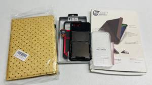 lot 16 image: Apple Covers Case Lot (iPhone 6 case, 11 clear case, ipad pro 11 cover, ipad pro 10.5 gold case)