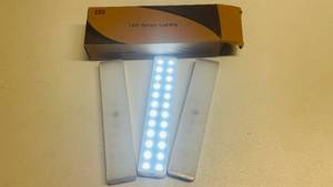 lot 72 image: LED Sensor Light Battery Powered Rechargeable Stick