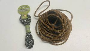 lot 94 image: Parachue 550 Cord & Brown Rope