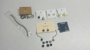 lot 151 image: Lot of Jewelry (Belk Earrings, Ruby Rd. Silverworks, Kim Rogers)