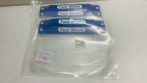 lot 123 image: Direct Splash Protection Face Shield