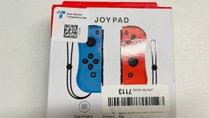 lot 135 image: Joy Con Joy Pad for Nintendo Switch BlueRed