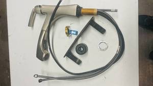 lot 169 image: Delta Drop Down Kitchen Faucet
