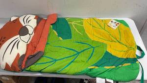 lot 259 image: Fox Sleeping Bag for Kids by Magic Cabin