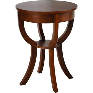 lot 304 image: Archer Ridge 27 X 20 inch Dark Brown Side Table - Appears new unassembled in Box