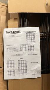 lot 314 image: Plow & Hearth Wire Fencing for Garden