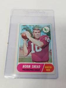 lot 29 image: 1968 Norm Snead Football card