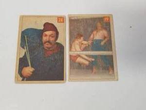 lot 35 image: Pair of 1954 Parkhurst Wrestling cards - Lu Kim and Yukon Eric