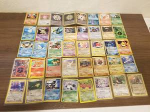 lot 58 image: Selection of 40 Pokemon cards