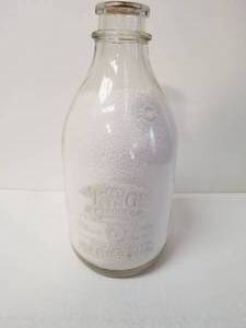 lot 20 image: Vintage King Juices glass bottle