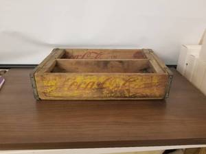 lot 138 image: Vintage wooden Coke - Coca Cola case