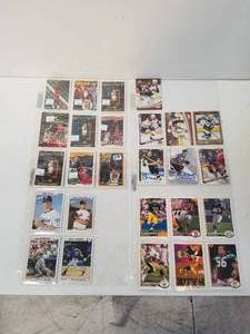 lot 145 image: Selection of sport cards