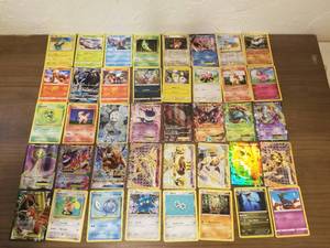 lot 146 image: Selection of 40 Pokemon cards
