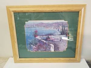 lot 165 image: Nice 20 by 23 framed print