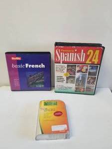 lot 204 image: Learn to speak French or Spanish and microsoft office