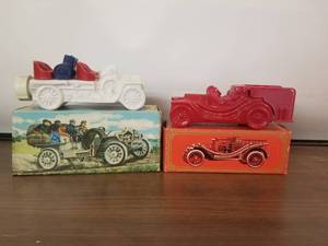 lot 208 image: Selection of Avon after shave decanters