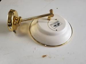 lot 212 image: Lighted wall mounted shavingmakeup mirror