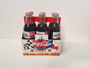 lot 49 image: Texas Motor Speedway Inaugural race coke, coca cola 6 pack