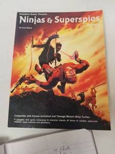 lot 191 image: Ninjas & Superspies role playing game