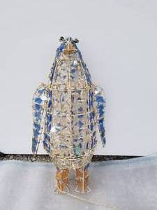 lot 263 image: Outside Christmas Penguin decoration - lighted - 27 inches