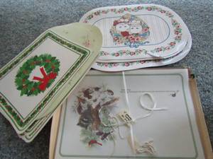 lot 108 image: Lot of washable rubber placemats