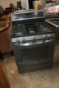 lot 7 image: GE Profile Gas Stove and Oven