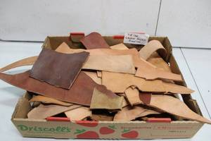 lot 113 image: Leather Craft Pieces, 7.5 lbs.
