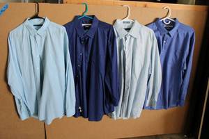 lot 31 image: Mens Shirts XXL Perry Ellis Dress Shirts
