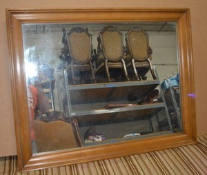 lot 158 image: Rectangle Wall Mirror