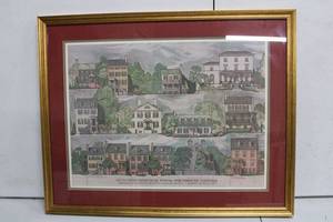 lot 85 image: Wall Art Selections from Olde Towne, Portsmouth, Virginia Framed Print 30.5 x 24.5