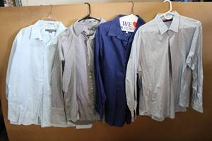 lot 121 image: Mens Dress Shirts Perry Ellis Portfolio XXG, Perry Ellis Classic Fit XXG 18-3435, Perry Ellis XXG,