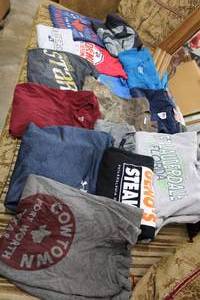 lot 134 image: Mens T-Shirts and Sweatshirt, Variety as Shown