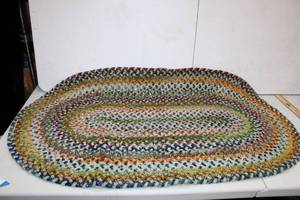 lot 216 image: Oval Area Rug 4 x 34, Multi-colored