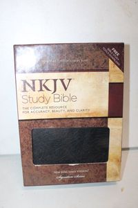 lot 240 image: NKJV Study Bible still in Box