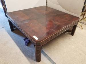 lot 30 image: Coffee table - 40 by 40 by 16