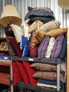 lot 49 image: Selection of throw pillows