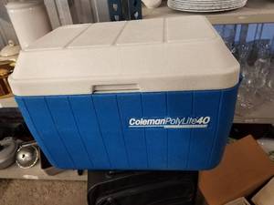 lot 82 image: Coleman cooler lot of 3 in original box