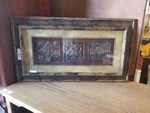 lot 115 image: Wall art  17.5 by 32
