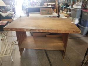 lot 217 image: Wood work table
